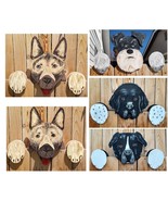 Custom Dog Fence Peeker Designed Hand Painted Special Order from your pictures - $168.29