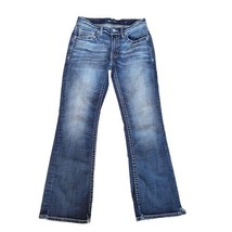 BKE FULTON - Men&#39;s Slim Fit Bootcut Denim Blue Jeans- Size 31 - 31x32&quot; - £29.75 GBP