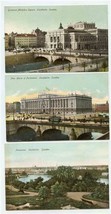 3 Stockholm Sweden UDB Postcards House of Parliament Gustavus Adolphus Square  - $17.82