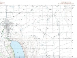 Joseph Quadrangle Oregon 1990 USGS Topo Map 7.5 Minute Topographic - £19.36 GBP