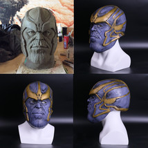 2018 Avengers: Infinity War Thanos Cosplay Helmet Mask Full Latex - $39.99