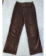 Women&#39;s Style&amp;Co. brown straight leg corduroy light pants size 10 - $18.00