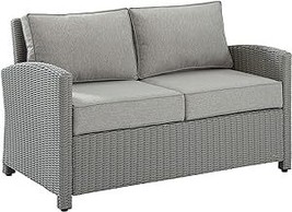 Crosley Furniture KO70022GY-GY Bradenton Loveseat, Gray - $783.99