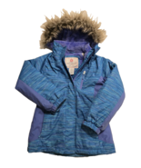FREE COUNTRY - Girls Youth Blue Winter Jacket Fake-Fur Hood Trim-Medium ... - $371.29 MXN