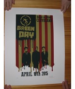 Green Day Poster Silk Screen Signed Numbered House Of Blues Cleveland Ap... - $4,968.54 MXN