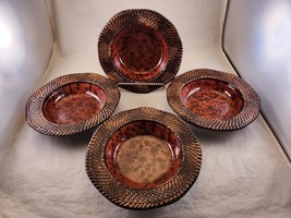 Ernest Hemingway Dinnerware Collection Kenya Animal Print 4 Key West Sou... - £145.82 GBP