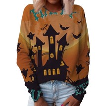 Women Sweatshirts  Ghost Printed Costume  Dresses Female Cosplay Festival Clubwe - £50.48 GBP