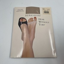 Berkshire Ultra Sheer Hose Without Toes Control Top Pantyhose Size 4 Nud... - $13.54