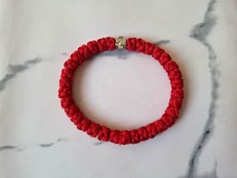 Red Orthodox Serbian Prayer Rope Bracelet - 33 Knots - €19,60 EUR