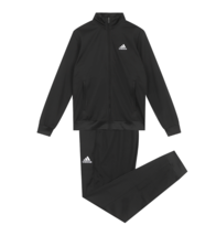 Adidas Linear Logo Tricot Track Suit Men&#39;s Jacket Pants Asia-Fit NWT IC6775 - $82.71