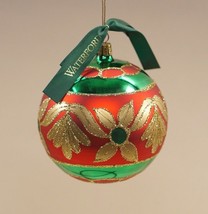 Waterford Signed Matt Kehoe Blown Glass Ball Ornament 5 in - $50.85