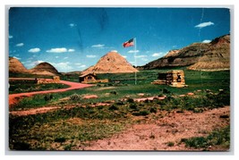 Entrance to Theodore Roosevelt National Park Badlands ND UNP Chrome Postcard P28 - £2.28 GBP