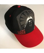 STAR WARS First Order Cap / Hat Red &amp; Black With Hook And Loop Adjustment - $4.84