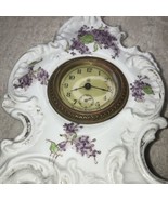 Vintage Stunning Antique Dresden Porcelain Clock~WORKS! Tested Mantle Clock - €198,70 EUR