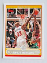Alonzo Mourning 2006 Topps Miami Heat Card #59 in NM/MT Cond - $23.15 MXN