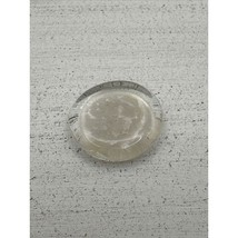 Backgammon Replacement White Clear Glass 1” X 1/8&quot; Checker Piece - $0.98