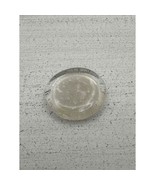 Backgammon Replacement White Clear Glass 1” X 1/8&quot; Checker Piece - $1.34 CAD