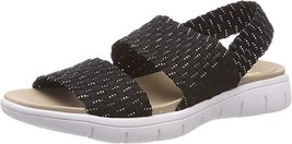 Rieker V9070-11 BLACK comfort sandal US 6  EU 37 - $29.99