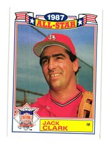 1988 Topps #13a Jack Clark St. Louis Cardinals - £1.58 GBP