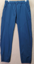 Under armour Jogger Pants Womens Medium Blue Loose Elastic Waist Drawstring Logo - £14.54 GBP