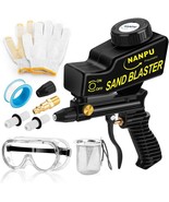 Nanpu Air Sand Blaster Gun With Gravity Feed - Ceramic Nozzle, Metal Bod... - $61.72 CAD