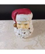 Vintage Ceramic Santa Claus  Tea Light Candle Holder - $4.95