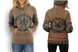 Chelsea  Womens Graphic Zipper Hooded Hoodie - £27.87 GBP+