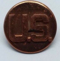 United States Military Pin Screw Back Copper - $9.78