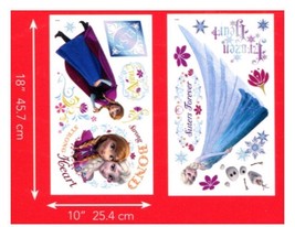 Disney Frozen Anna &amp; Elsa &#39;&#39;Sisters Forever&#39;&#39; 18 Pieces Wall Decoration Decals - £4.63 GBP