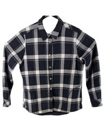 Orvis Womens Shacket Fleece Lined Flannel Plaid Snap Up Shirt Jacket Siz... - $49.50