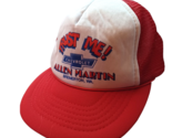 Vintage Allen Martin Chevrolet Dealership Trucker Hat Adjustable Snapbac... - £10.61 GBP