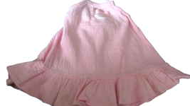 BASIC EDITIONS 12 mos. pink summer dress backless soft elastic (baby -4) - $2.40