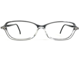 Silhouette Brille Rahmen SPX 1995 60 6051 Schwarz Klar Silber 53-13-130 - $55.73