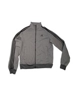 Men&#39;s Adidas Full Zip Track Jacket Size Small Gray/ Black Excellent Cond... - $402.21 MXN