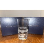4 New Ralph Lauren Caldwell Highball Crystal Bar Glasses 16 Ounce NIB HTF - $271.66 CAD