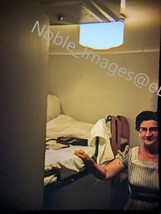 1962 SS Bahama Star Woman in her Cabin Room Nassau Kodachrome 35mm Slide - £4.31 GBP