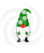 Gnome 4a-Digital ClipArt-Art Clip-Gift TagHoliday-Scrapbook-Gift Card.  - $37.17 MXN