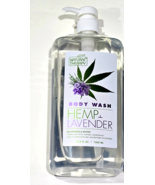 1 Pack Natural Therapy Body Wash Hemp Lavender Rejuvenates Revives 33.8oz - $392.38 MXN