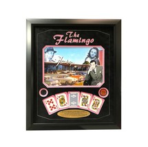 Flamingo Las Vegas Bugsy Siegel Meyer Lansky 1946 Opening Casino Used Chip Frame - £2,397.26 GBP