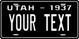 Utah 1937  License Plate Personalized Custom Auto Bike Motorcycle Moped  key tag - £8.78 GBP+