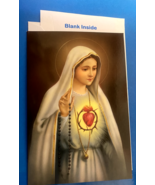 Immaculate Heart of Mary Blank Note Card w/envelope,New #AB-25-1 - $36.53 MXN