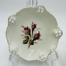 Rosenthal Moliere Moss Rose 4in Pierced Porcelain Candy Dishes Floral - $48.51