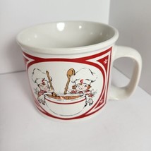 Campbell Soup Coffee Mug Cup Vintage 1991 Large White Red Kids - $10.99