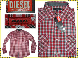 Diesel Men&#39;s Shirt M / 40 Eu / 15 3/4 Us! Balance Price! DI12 T1G - £66.64 GBP