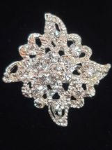 Stock Pin or Brooch 4 Point Star Crystals Horse Show Pin Back NEW image 1