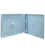 White CD/DVD Poly Stackable Square Box (Holds Up to 16 Discs) - $392.00 MXN+