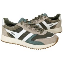 Gola Shoes Mens 8 Chicago Sneakers Green Beige White EU 39 - £55.95 GBP
