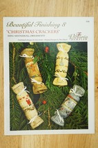 Cross Stitch Pattern Victoria Sampler Christmas Crackers Needleroll Orna... - $9.89