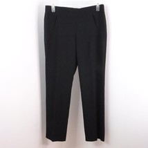 Style &amp; Co Women&#39;s 10 Black Straight Leg Elastic Waist Stretch Trouser P... - £10.35 GBP