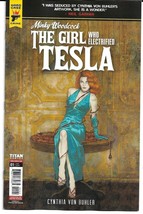 Minky Woodcock Girl Electrified Tesla #1 Cvr D Buhler (Titan 2021) - £4.55 GBP